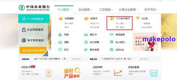 中国农业银行逾期贷款记录查询及处理方法